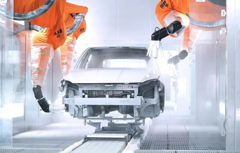 Automotive painting industry