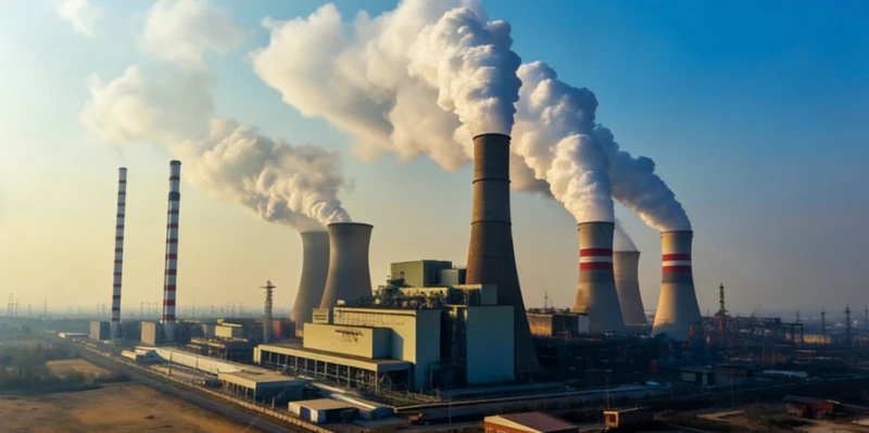 Industrial waste gas emissions