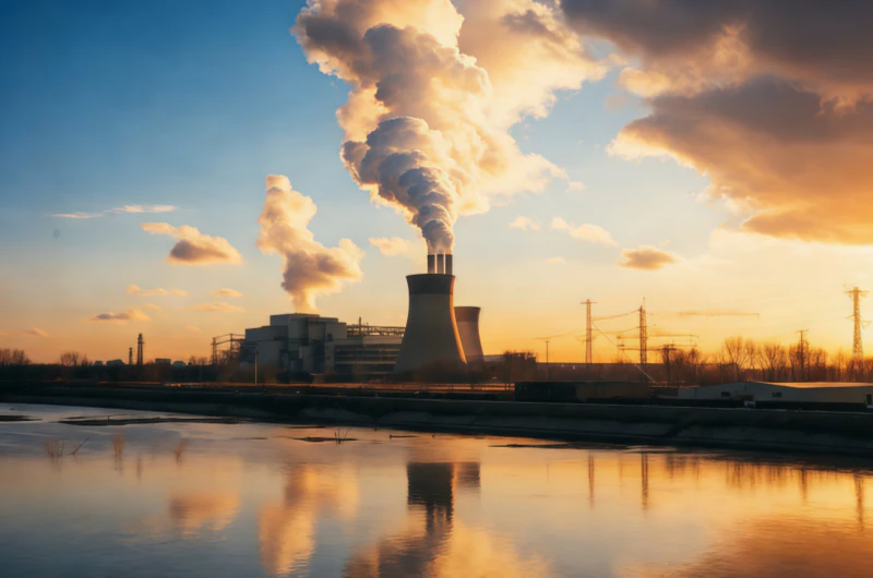 Industrial waste gas emissions