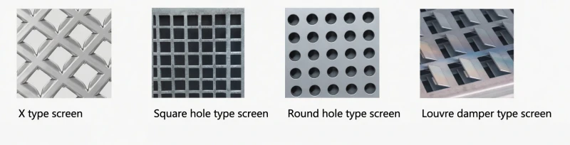 Distribution Screen Types