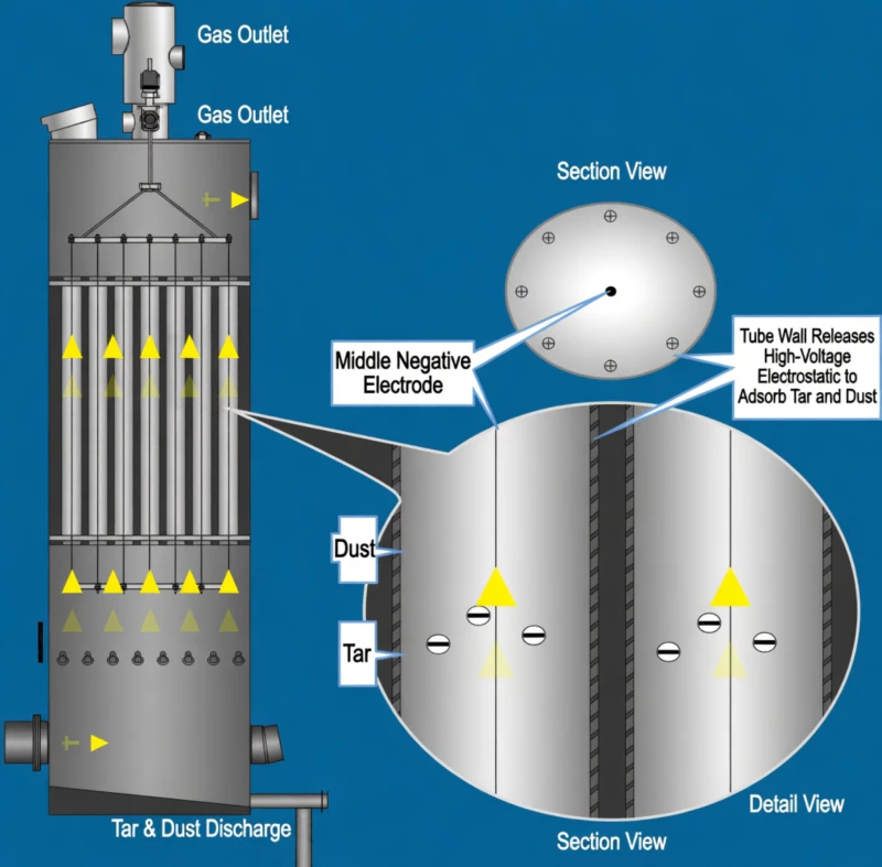 Ionization Catcher Schematic Diagram