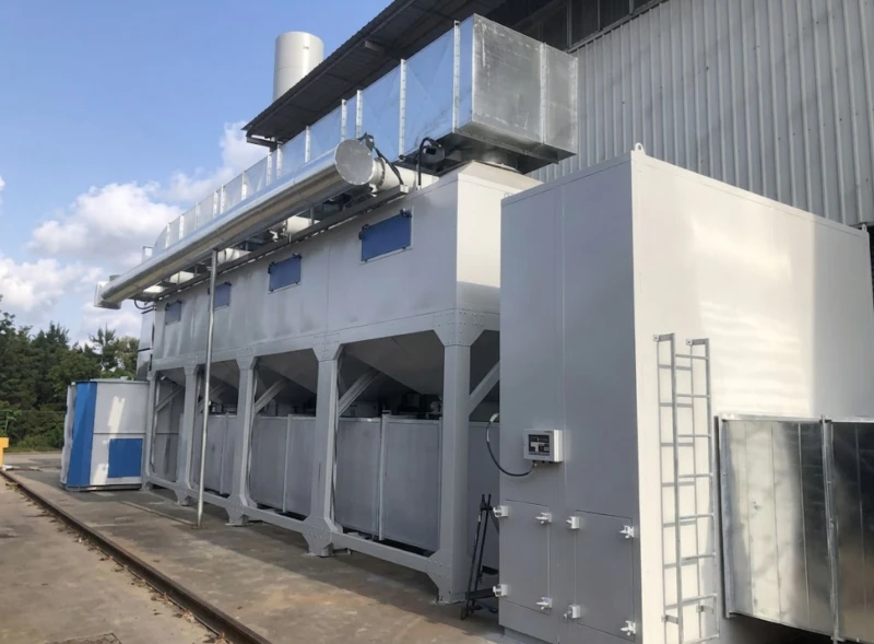 Automotive Paint Booth Exhaust Treatment Project