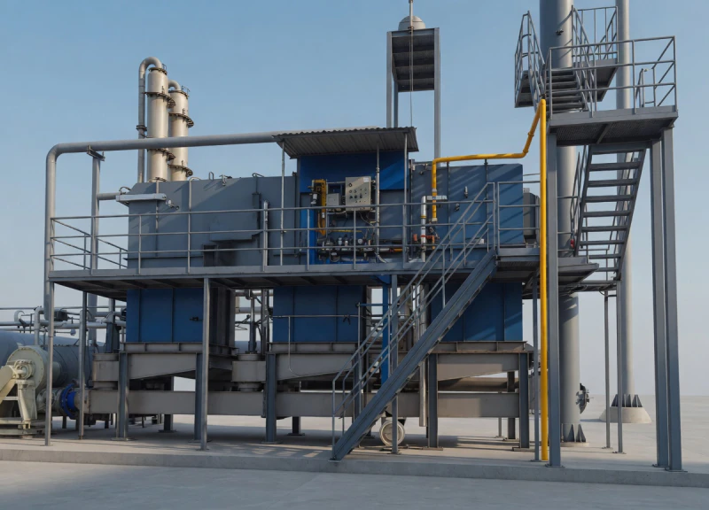 RTO Installation in Nizhny Novgorod, Russia: High-capacity automotive paint effluent treatment.